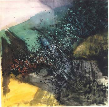 12 Ete 1990-1993 Encre sur papier 138 x 138cm ( collection privee )